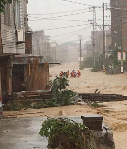 福州閩侯縣受災嚴重